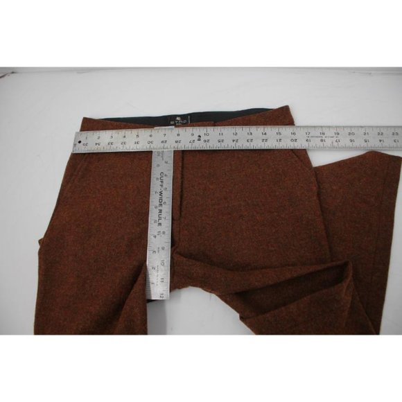 ETRO pant suit women's 44 32x33 two piece tweed silk trim brown wool blend - Picture 9 of 16